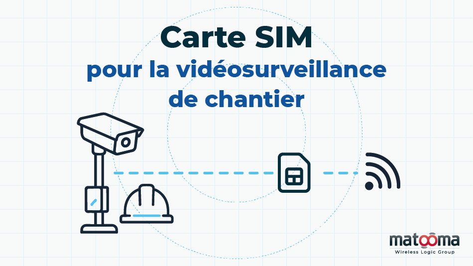 Carte SIM pour vidéosurveillance de chantier